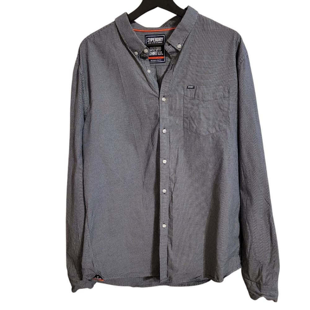 Superdry Black Check Ultimate Oxford Shirt